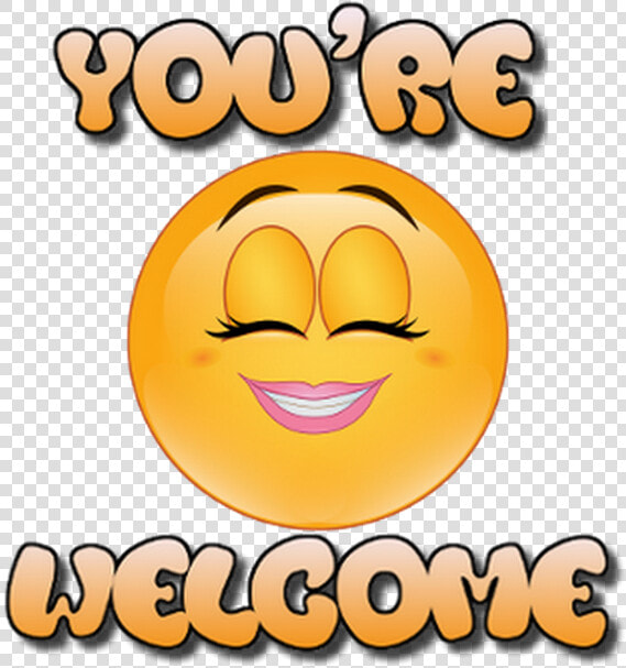 Emoji World You Re Welcome   Smiley Your Welcome  HD Png DownloadTransparent PNG