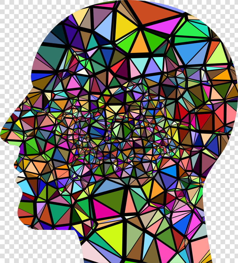 Low Poly Shattered Man Head Silhouette Clip Arts   Skillz Logic Brain Games  HD Png DownloadTransparent PNG