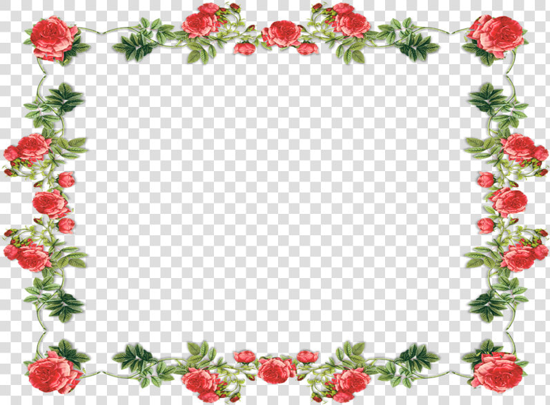 Marcos Con Flores Png Picture Transparent   Margenes De Flores En Png  Png DownloadTransparent PNG