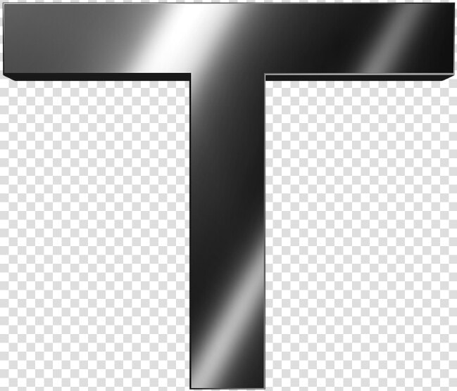 Metal Letter  Letter  Alphabet  Metal  3d  Reflection   Christian Cross  HD Png DownloadTransparent PNG
