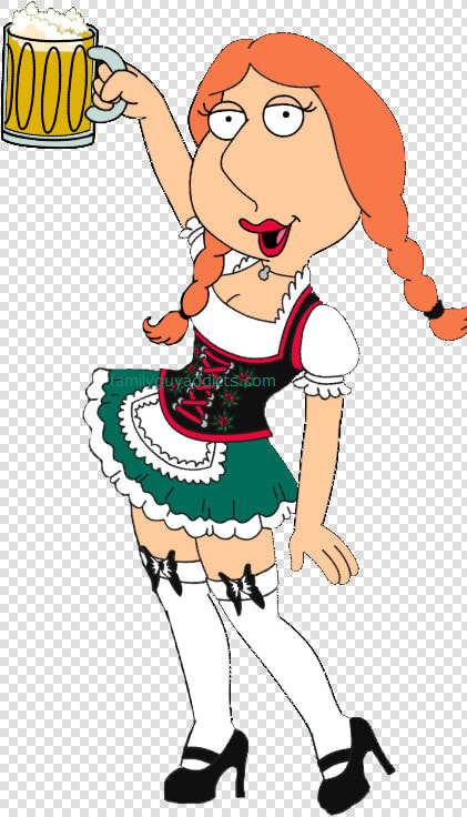 Barmaiden Lois With Brew   Cartoon  HD Png DownloadTransparent PNG