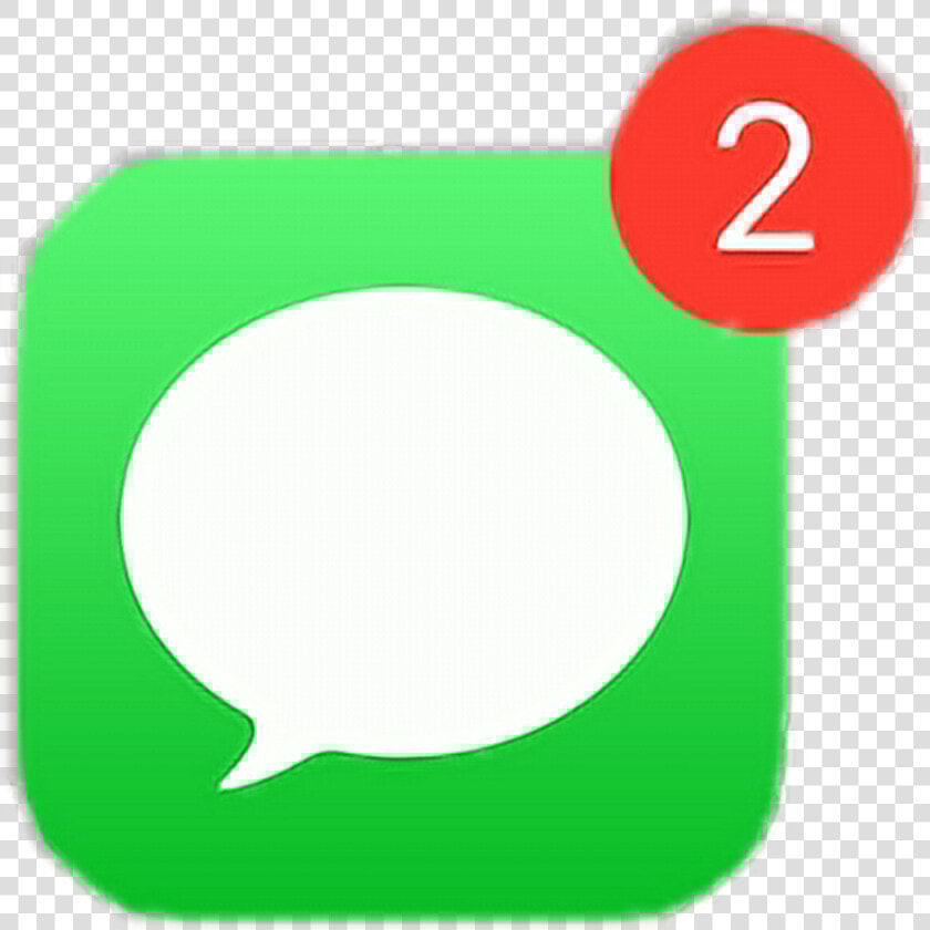 Messages App Notification Iphone Freetoedit   Messages App With Notification  HD Png DownloadTransparent PNG