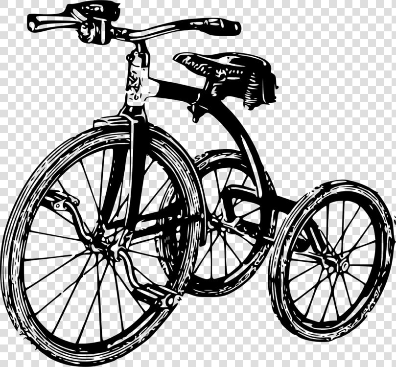 Png Black And White Tricycle  Transparent PngTransparent PNG