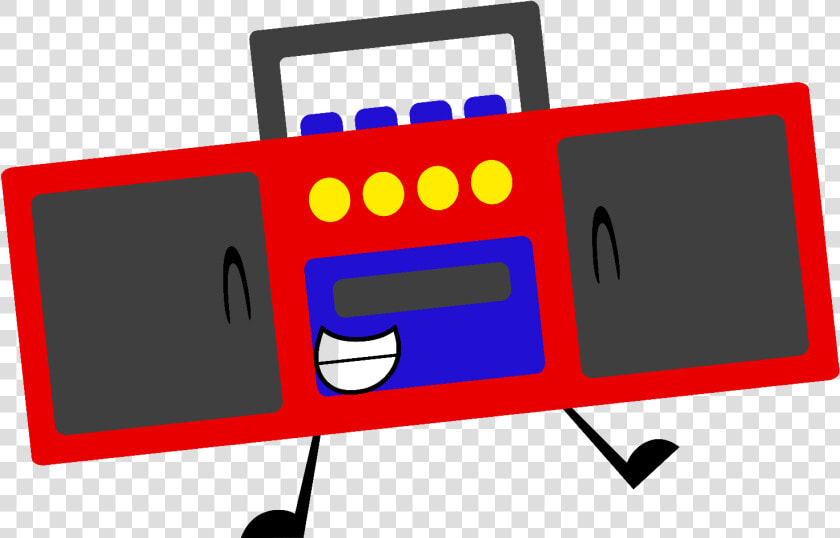 Vector Black And White Stock Boombox Clipart Radio   Object Oppose Contestants  HD Png DownloadTransparent PNG
