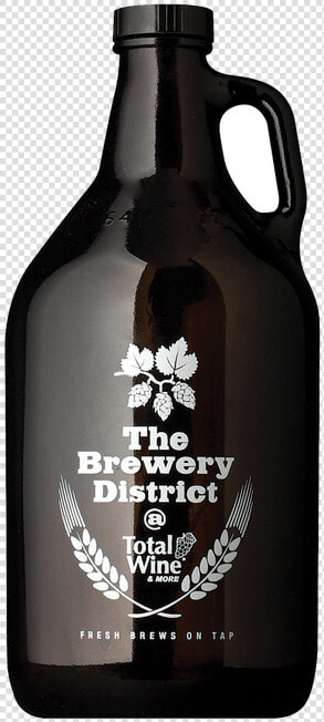 Growler Bottle Amber   Glass Bottle  HD Png DownloadTransparent PNG