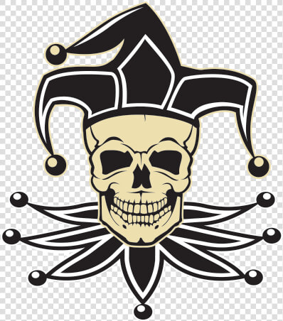 Printed Vinyl Stickers Factory   Joker Skull  HD Png DownloadTransparent PNG
