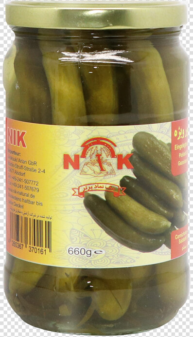 Nik Khiarshoor Vijeh   Pickles Cucumber  HD Png DownloadTransparent PNG