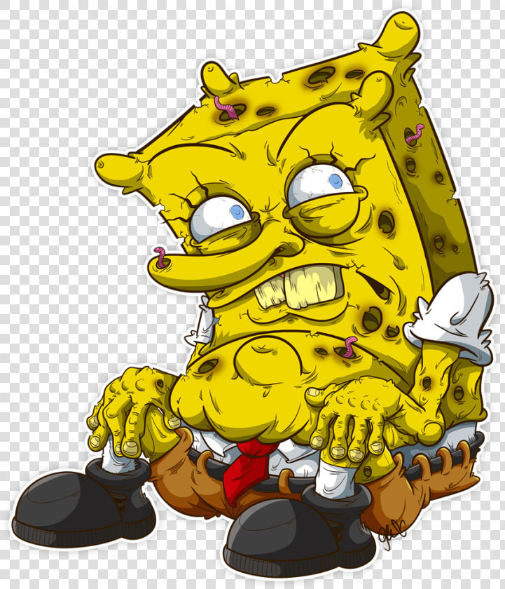 Scary Spongebob   Bad Pictures Of Spongebob  HD Png DownloadTransparent PNG