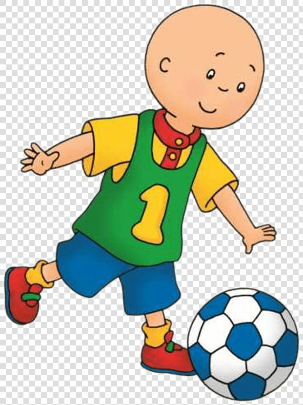 Caillou Playing Football   Caillou Playing Soccer  HD Png DownloadTransparent PNG
