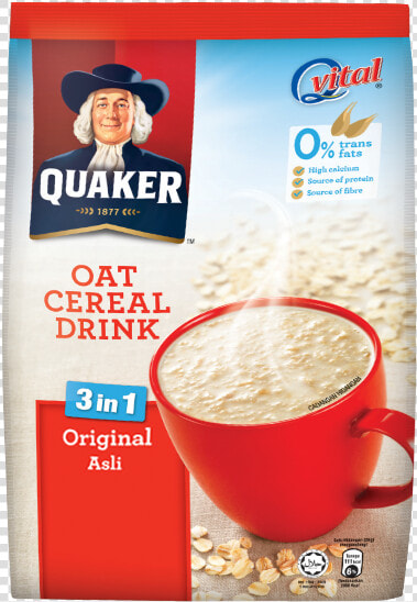 Quaker Chocolate Oat Cereal Drink  HD Png DownloadTransparent PNG