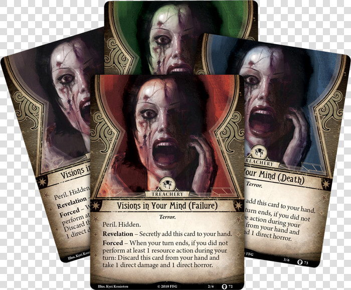 Ahc36 Cardfan Visions In Your Mind 4x   Arkham Horror Lcg Maddening Delusions  HD Png DownloadTransparent PNG
