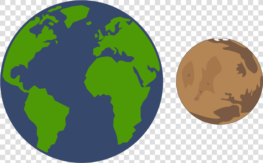 Fileearth Mars Comparision Sketch   Earth And Mars Png  Transparent PngTransparent PNG