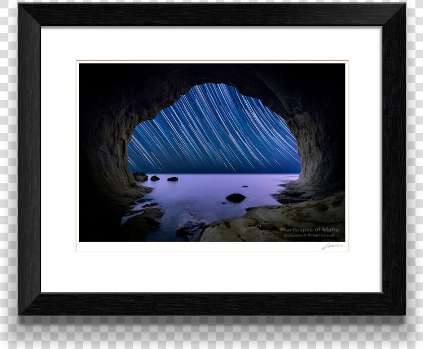 Star Trails In Sea Cave   Star Trail From Cave  HD Png DownloadTransparent PNG