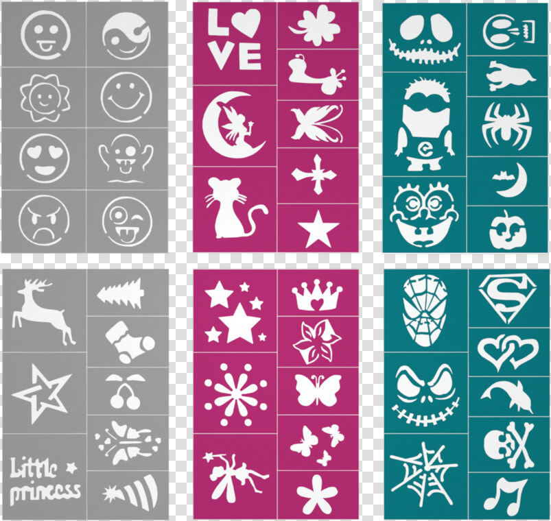 Stencils Health Face Paint  HD Png DownloadTransparent PNG