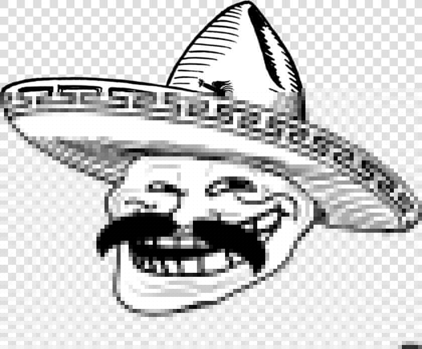 Mexican Troll Memes Of Pinterest   Troll Face Png  Transparent PngTransparent PNG
