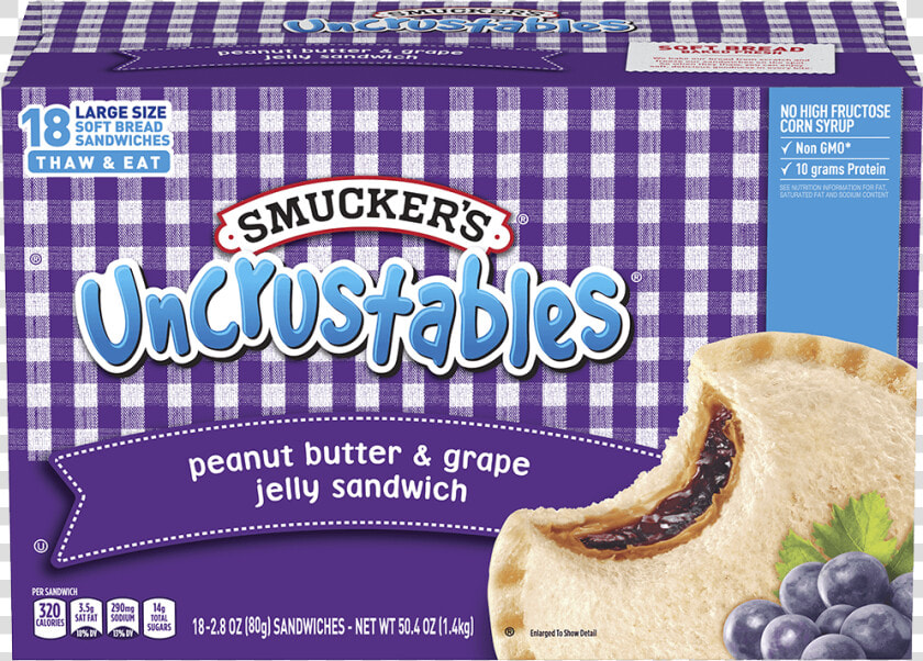 Smuckers Uncrustables Costco  HD Png DownloadTransparent PNG