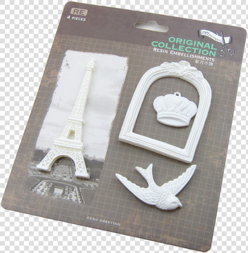 Vintage Style Resin Embellishment Set   Cutting Tool  HD Png DownloadTransparent PNG