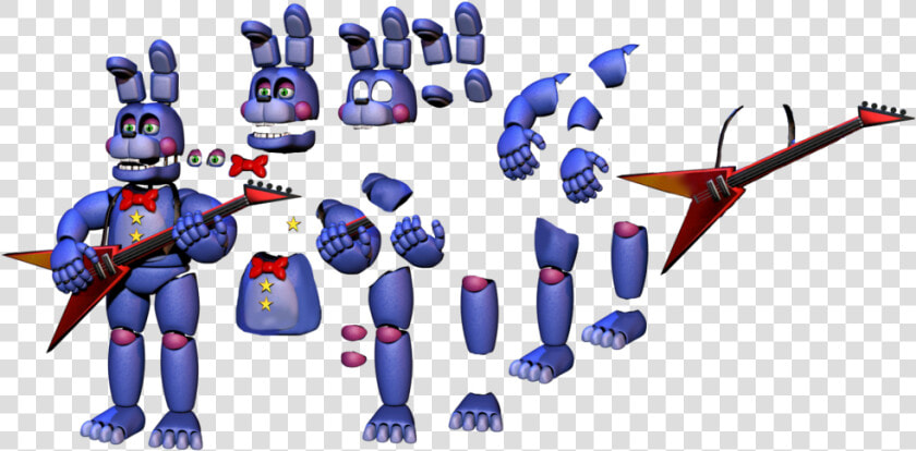 Transparent Resource Clipart   Fnaf 6 Rockstar Bonnie  HD Png DownloadTransparent PNG