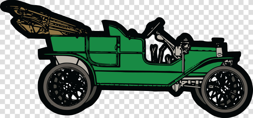 Free Clipart Of A Convertible Green Vintage Car   Model T Ford Clipart  HD Png DownloadTransparent PNG