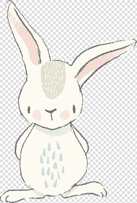 Transparent Easter Bunny Clipart   Free Watercolor Bunny Clipart  HD Png DownloadTransparent PNG