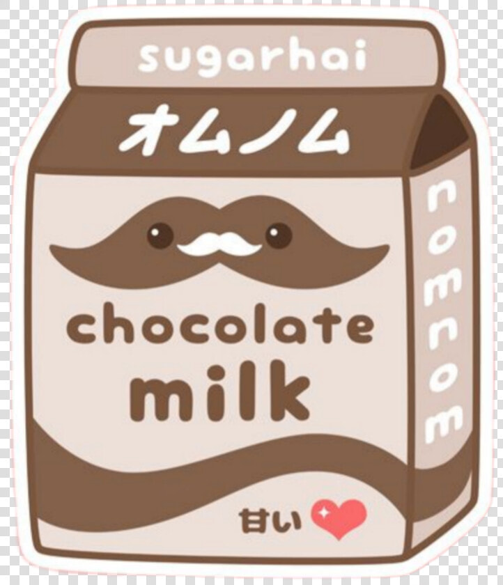  chocolatemilk  kawaii  chocolate  brownaesthetic  chocolateaesthetic  HD Png DownloadTransparent PNG
