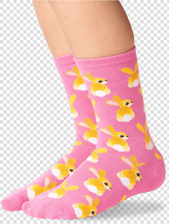 Kid S Bunny Tails Crew Socks In Pink Front Class   Sock  HD Png DownloadTransparent PNG