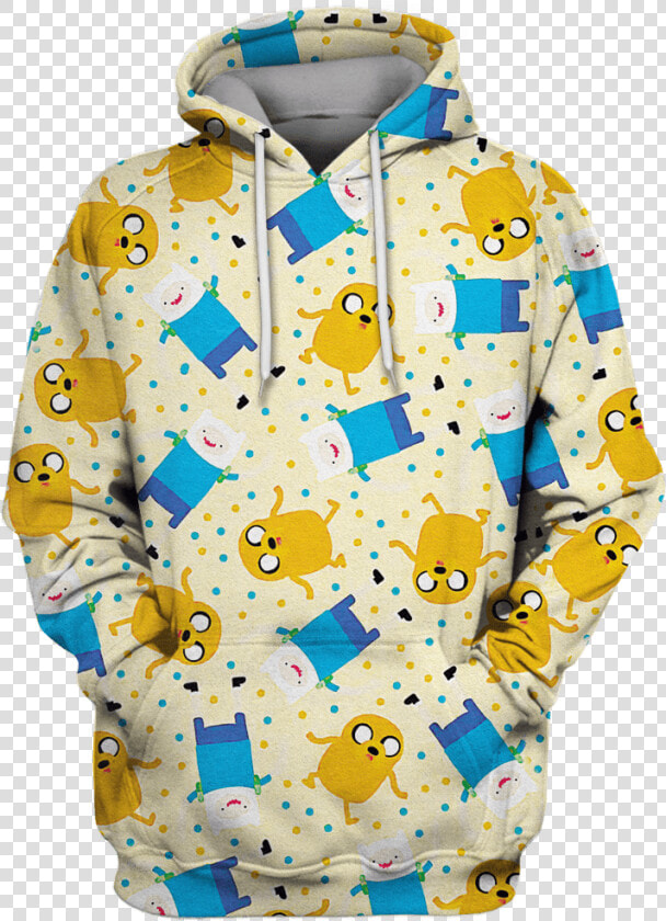Gearhuman 3d Adventure Time Finn And Jake Custom T shirt   Hoodie  HD Png DownloadTransparent PNG
