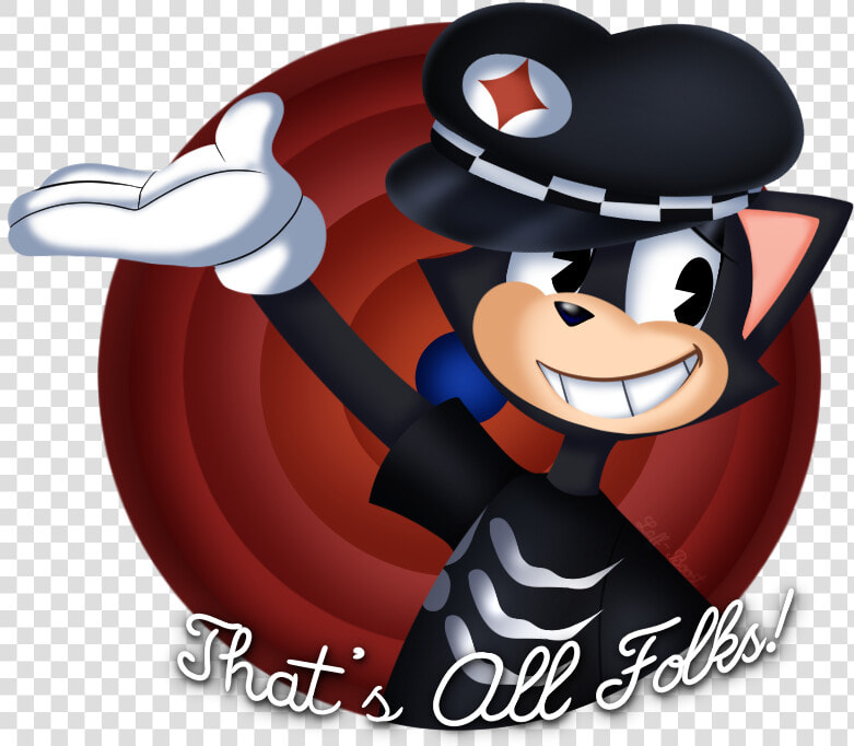That S All Folks   Cartoon  HD Png DownloadTransparent PNG