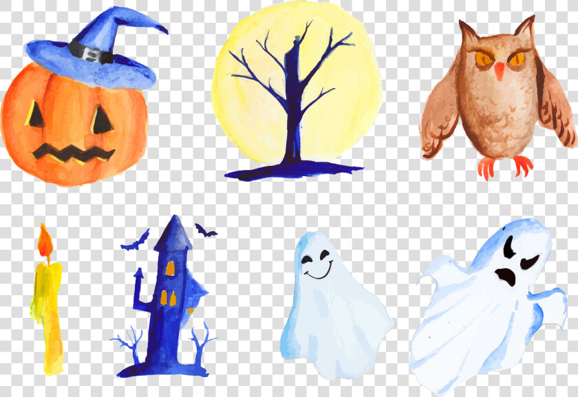 Symbols Painting Decorative Elements   Png Download   Simbolos De Halloween Png  Transparent PngTransparent PNG