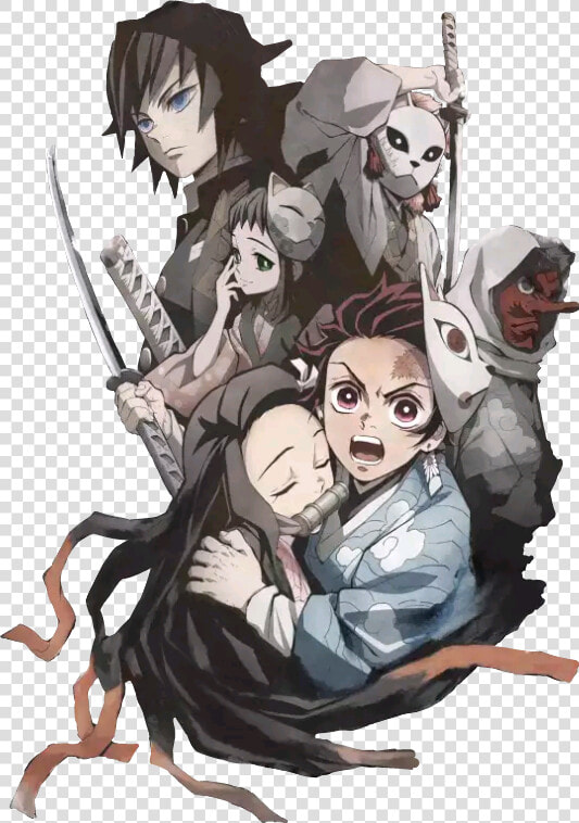  demonslayer  tanjiro  nezuko  giyuu  mangaartwork   Demon Slayer Wallpaper Iphone X  HD Png DownloadTransparent PNG