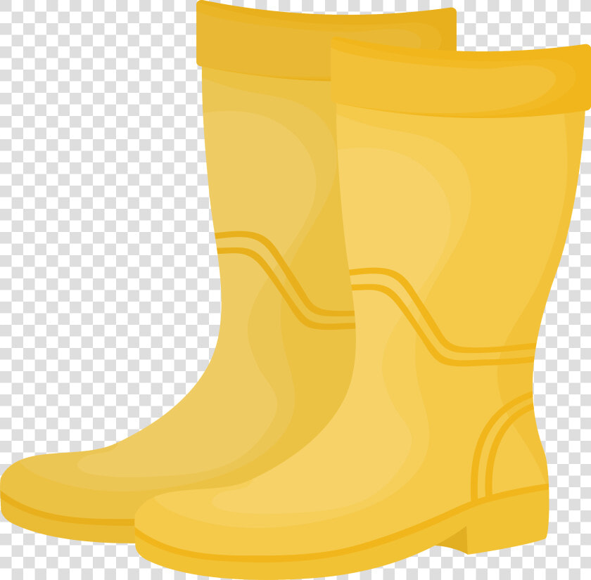 Yellow Wellington Boot   Bottes De Pluie Png  Transparent PngTransparent PNG