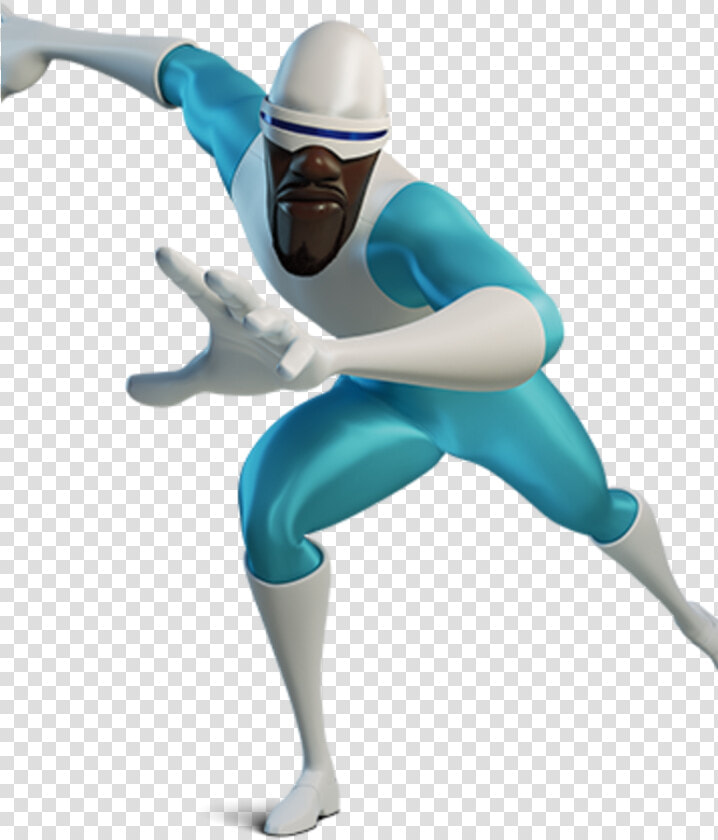 Superheroes Returned To Society Again   Frozone Skating  HD Png DownloadTransparent PNG