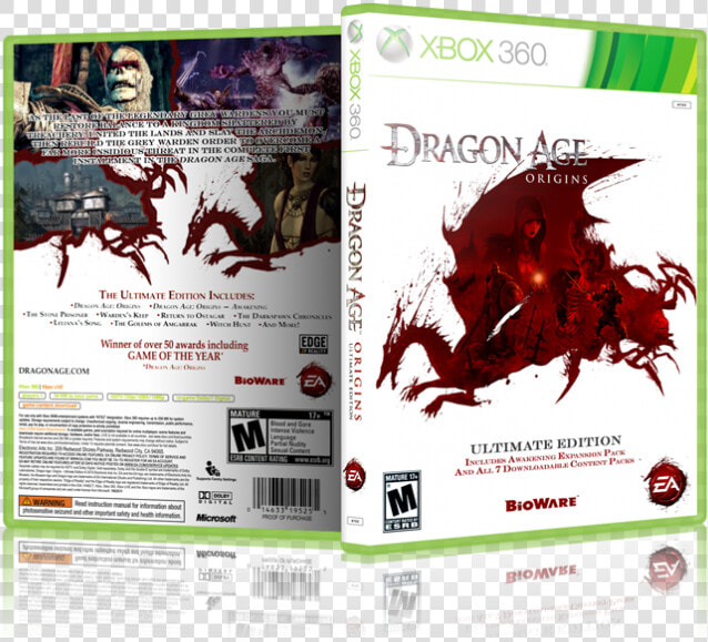 Ultimate Edition Box Art Cover   Dragon Age Origins Box Cover  HD Png DownloadTransparent PNG