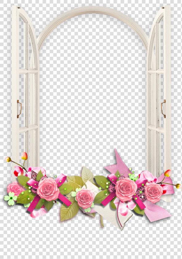 Window Picture Frames Clip Art   Flower Transparent Photo Frame  HD Png DownloadTransparent PNG