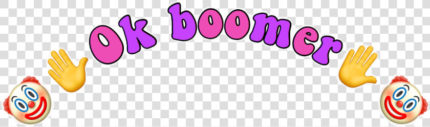  okboomer  clown  clownery  meme  tiktok  funny  filter  HD Png DownloadTransparent PNG