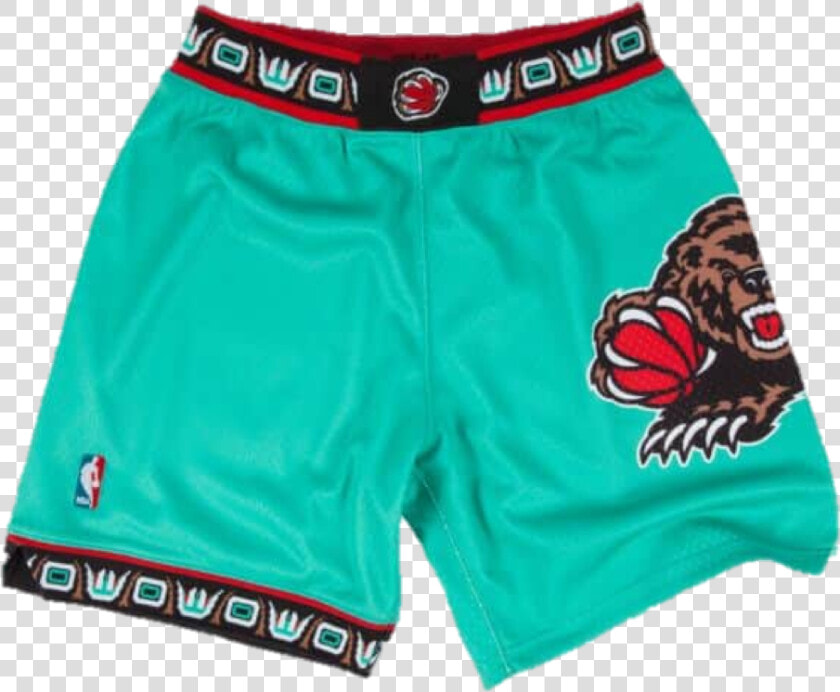 Image Of Memphis Grizzlies Retro Shorts   Mitchell Ness Vancouver Grizzlies Shorts  HD Png DownloadTransparent PNG