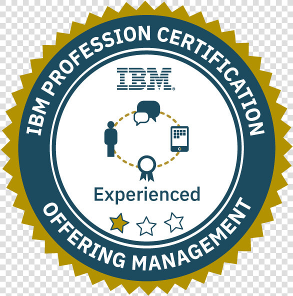 Ibm Offering Management Certification   Ibm Badge  HD Png DownloadTransparent PNG