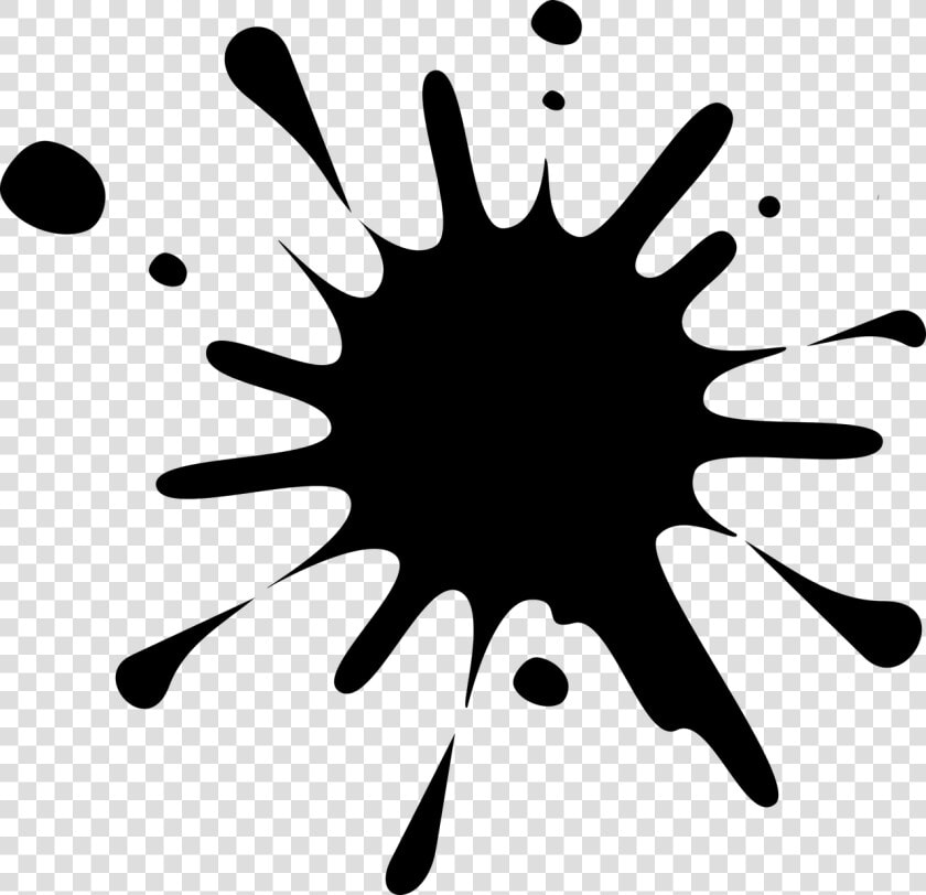Dab  Color Spot  Logo  Art  Splash  Spot   Spot Clipart Black And White  HD Png DownloadTransparent PNG