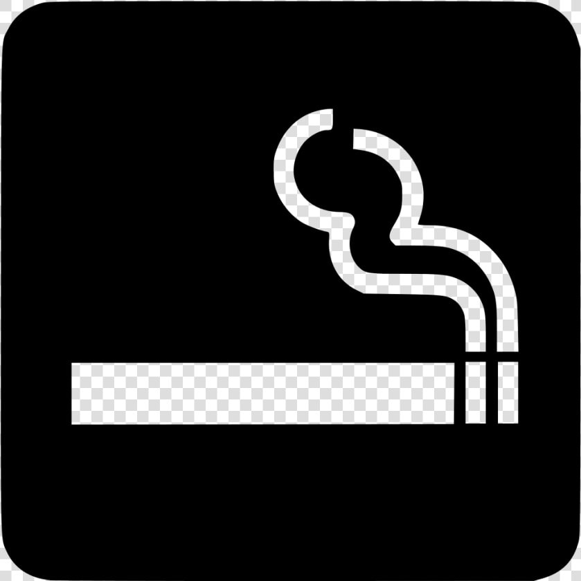 Smoking Area Sign Blue  HD Png DownloadTransparent PNG