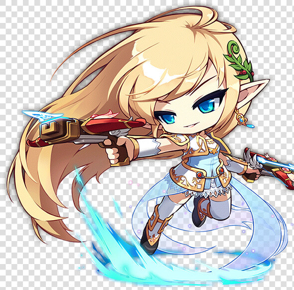 Mercedes Maplestory New Art  HD Png DownloadTransparent PNG