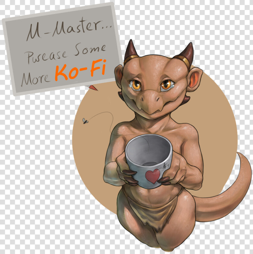 Ko fi Kobold   Cartoon  HD Png DownloadTransparent PNG