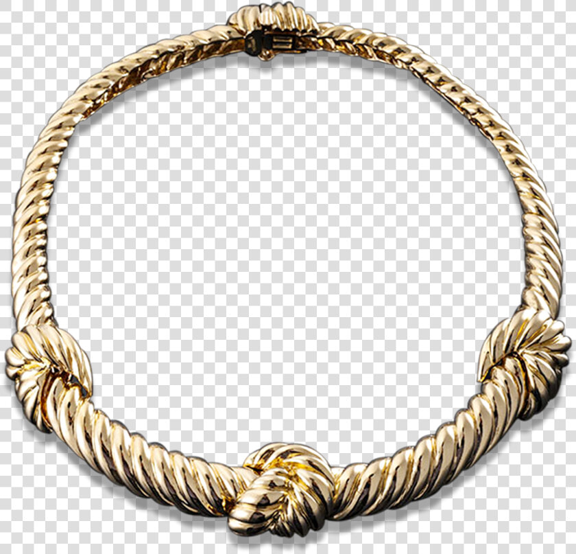 David Webb Gold Knot Necklace   Bracelet  HD Png DownloadTransparent PNG