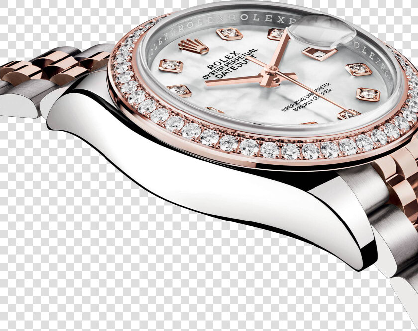 Diamond Datejust Jewellery Clock Watch Rolex Watches   Analog Watch  HD Png DownloadTransparent PNG