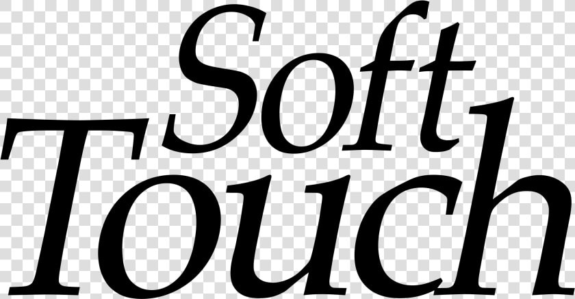Soft Touch Logo Black And White   Soft  HD Png DownloadTransparent PNG