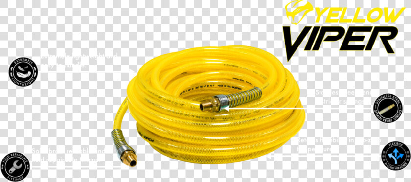 Yellow Viper Polyurethane Air Hose   Petrohawk Energy  HD Png DownloadTransparent PNG