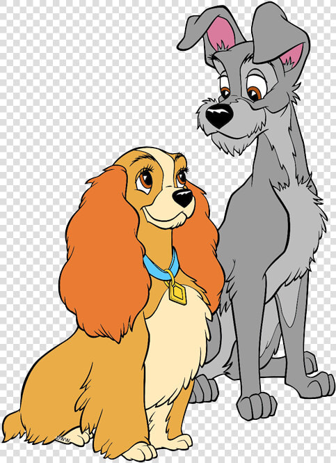 Disney Characters Lady And The Tramp  HD Png DownloadTransparent PNG