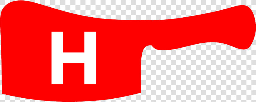 Icon Of Red Meat Cleaver With A White H Inside Clipart  HD Png DownloadTransparent PNG