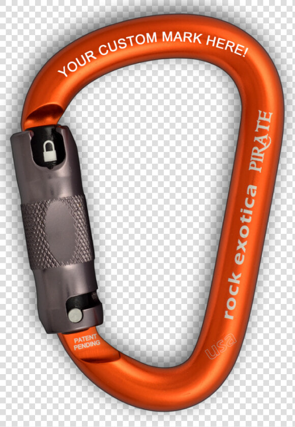 Pirate   Custom Marked   Carabiner  HD Png DownloadTransparent PNG