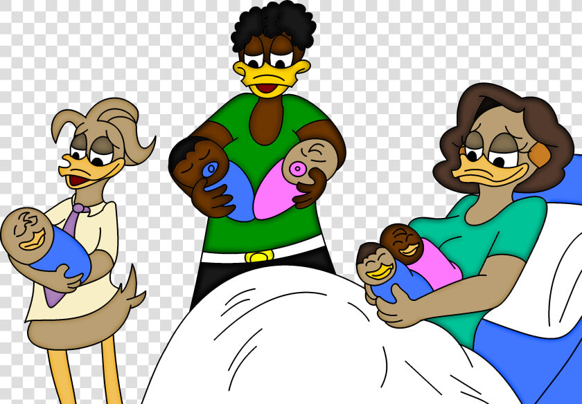 One Big Happy Family   Ducktales Pregnant  HD Png DownloadTransparent PNG