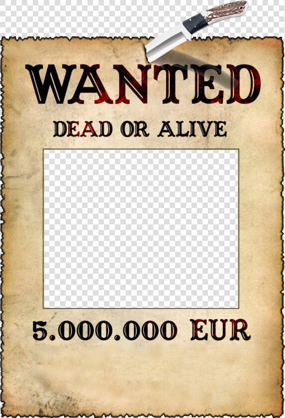Picture Software Poster Frame Application Template   Transparent Wanted Poster Template Png  Png DownloadTransparent PNG